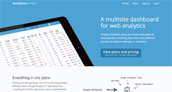 Desktop Screenshot of analyticsportfolio.com
