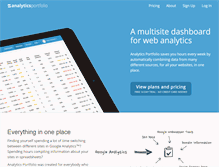 Tablet Screenshot of analyticsportfolio.com